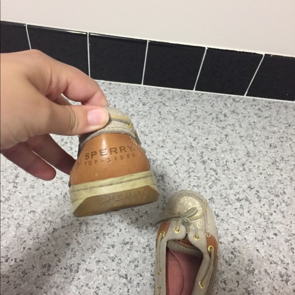 Gold Sperrys - Picture 3 of 3